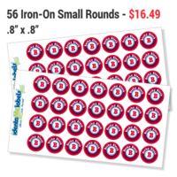 Small Iron-Ons Labels - Stikets