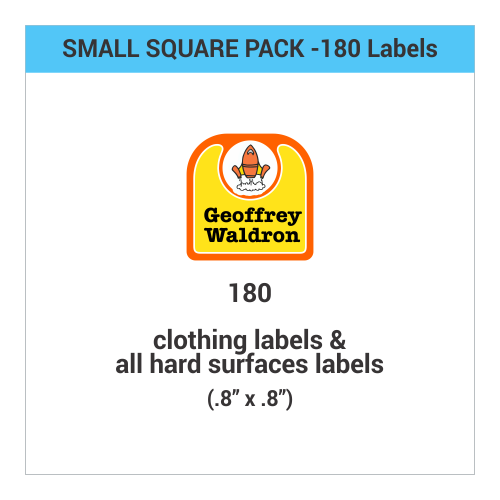 Removable Adhesive Labels, Custom Clothes Labels